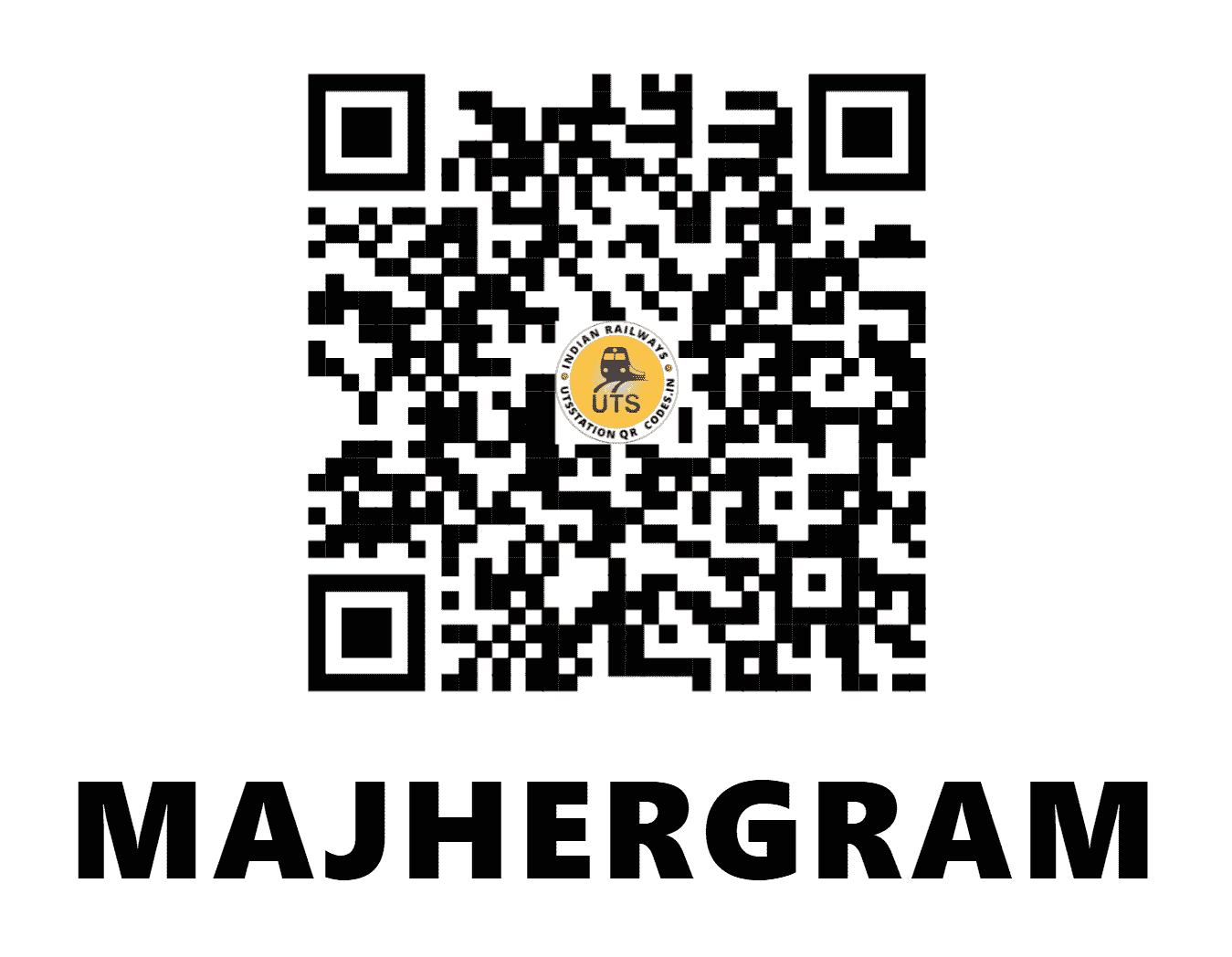 UTS QR Code for MAJHERGRAM - MAJ (ER - WEST BENGAL)